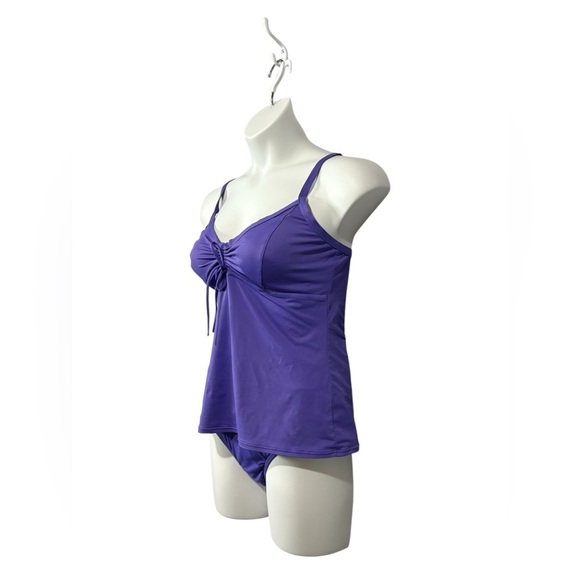 NWOT, LOLË, Two-Piece Swimsuit Set (tankini), XL, Purple ☀️ - Picture 4 of 11